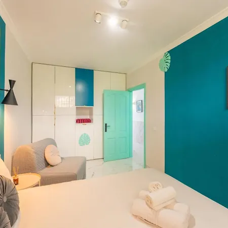 Chic 1br Ocean View With Ac And Pool In Playa Paraiso Apartmán